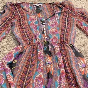 Flowy Patterned Dress!